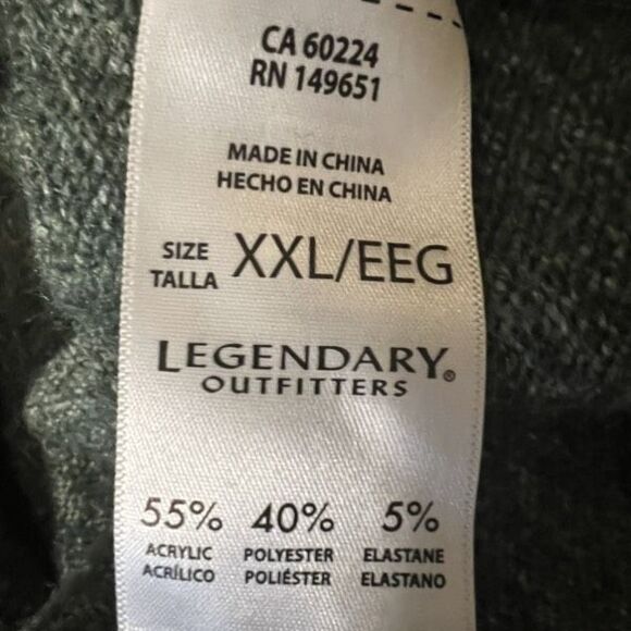 NWT Legendary Outfitters Heather Jade Soft Pulllover Sweater XXL - Picture 11 of 11